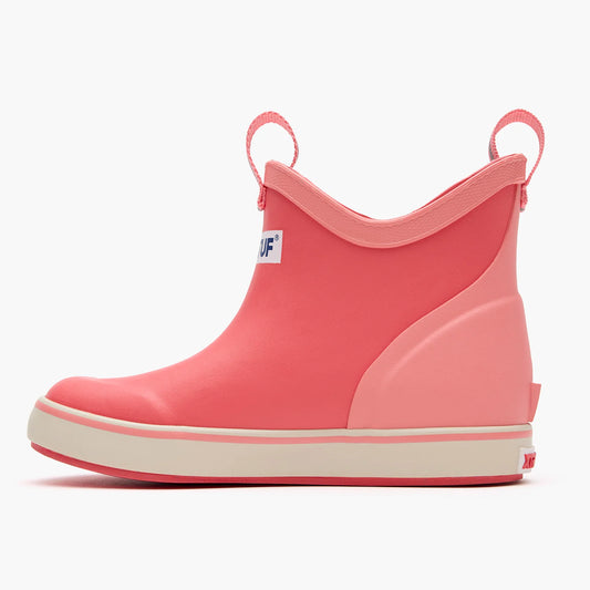 XTRATUF Little Kids Ankle Deck Boot in Coral