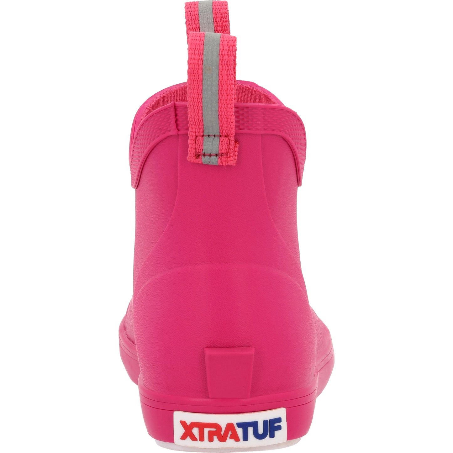 XTRATUF Little Kid's Ankle Deck Boot in Neon Pink