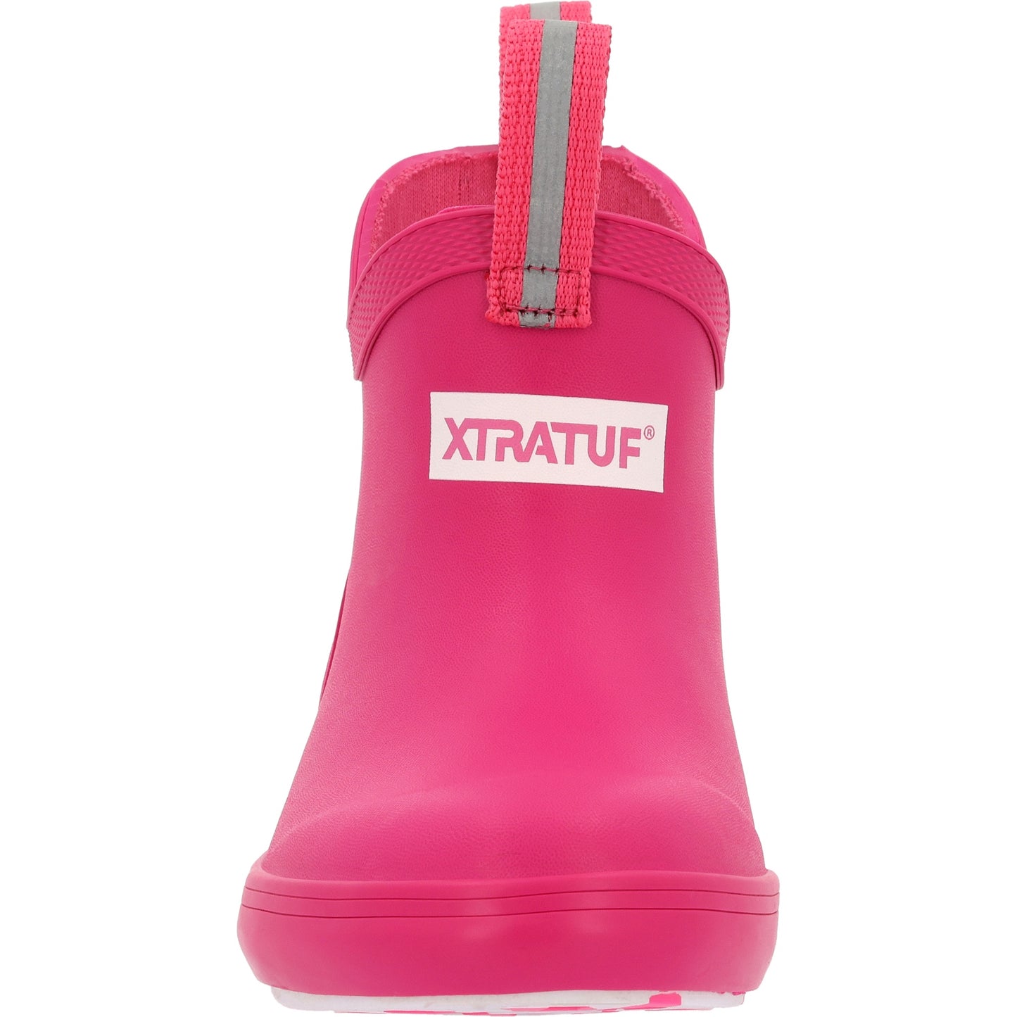XTRATUF Little Kid's Ankle Deck Boot in Neon Pink