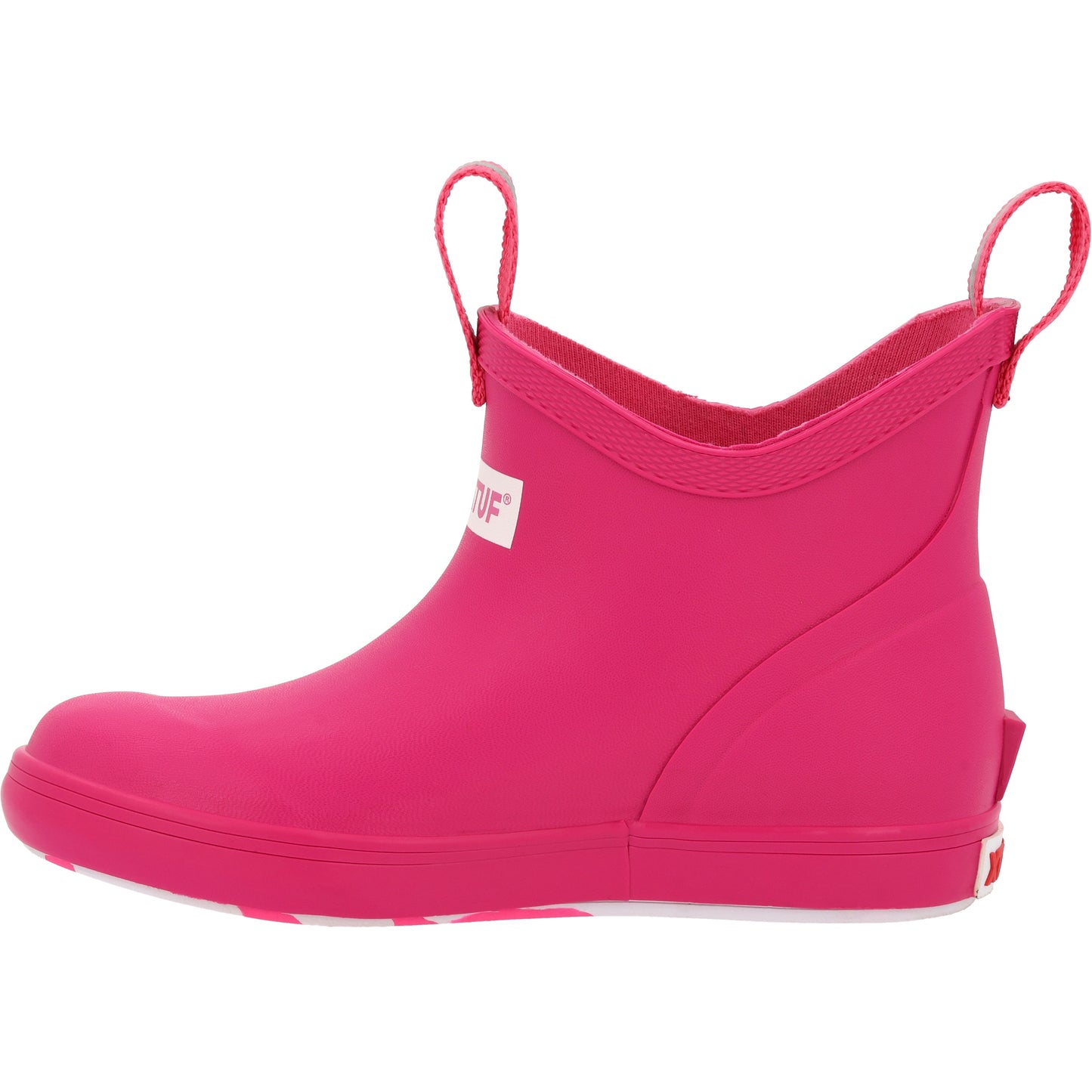 XTRATUF Little Kid's Ankle Deck Boot in Neon Pink
