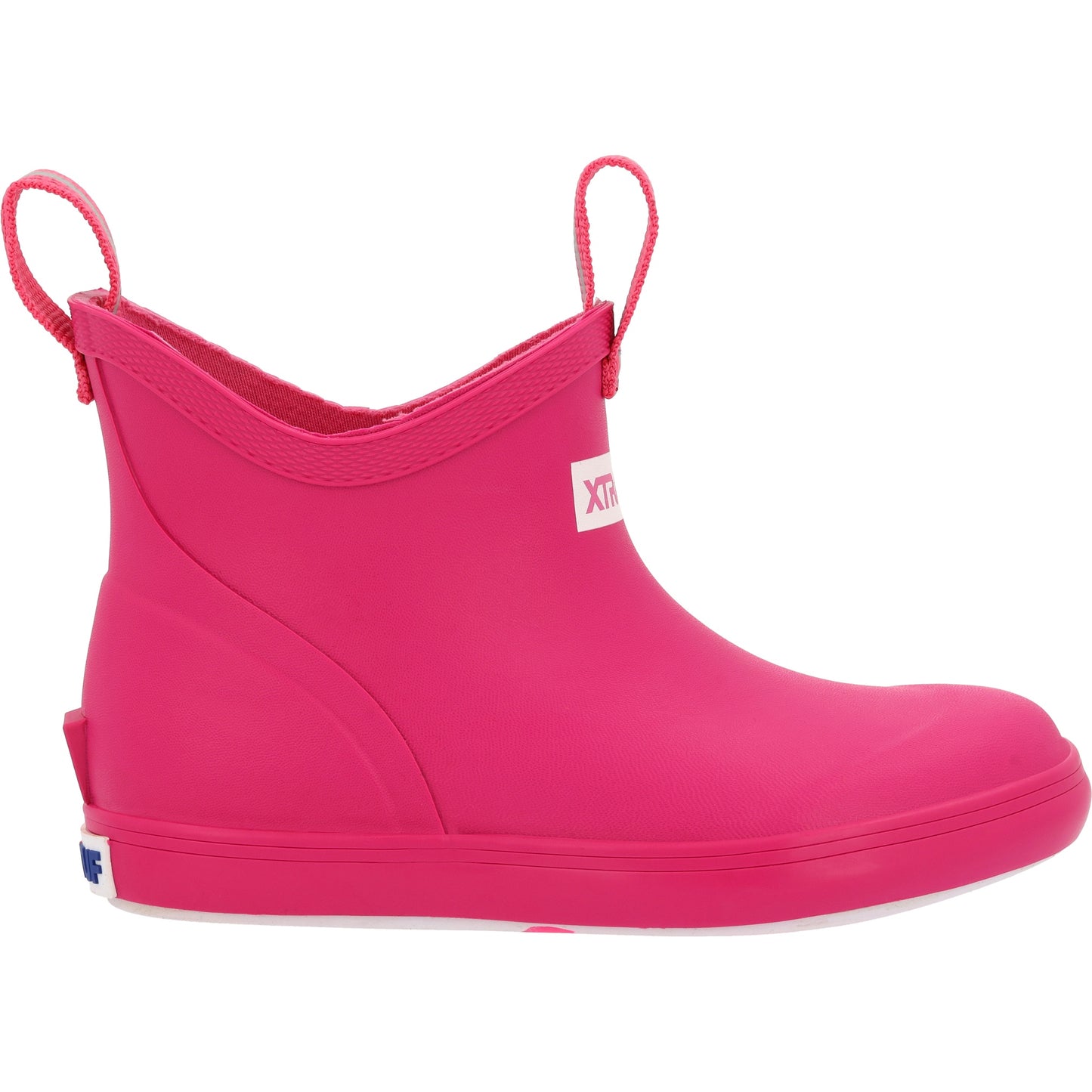 XTRATUF Little Kid's Ankle Deck Boot in Neon Pink