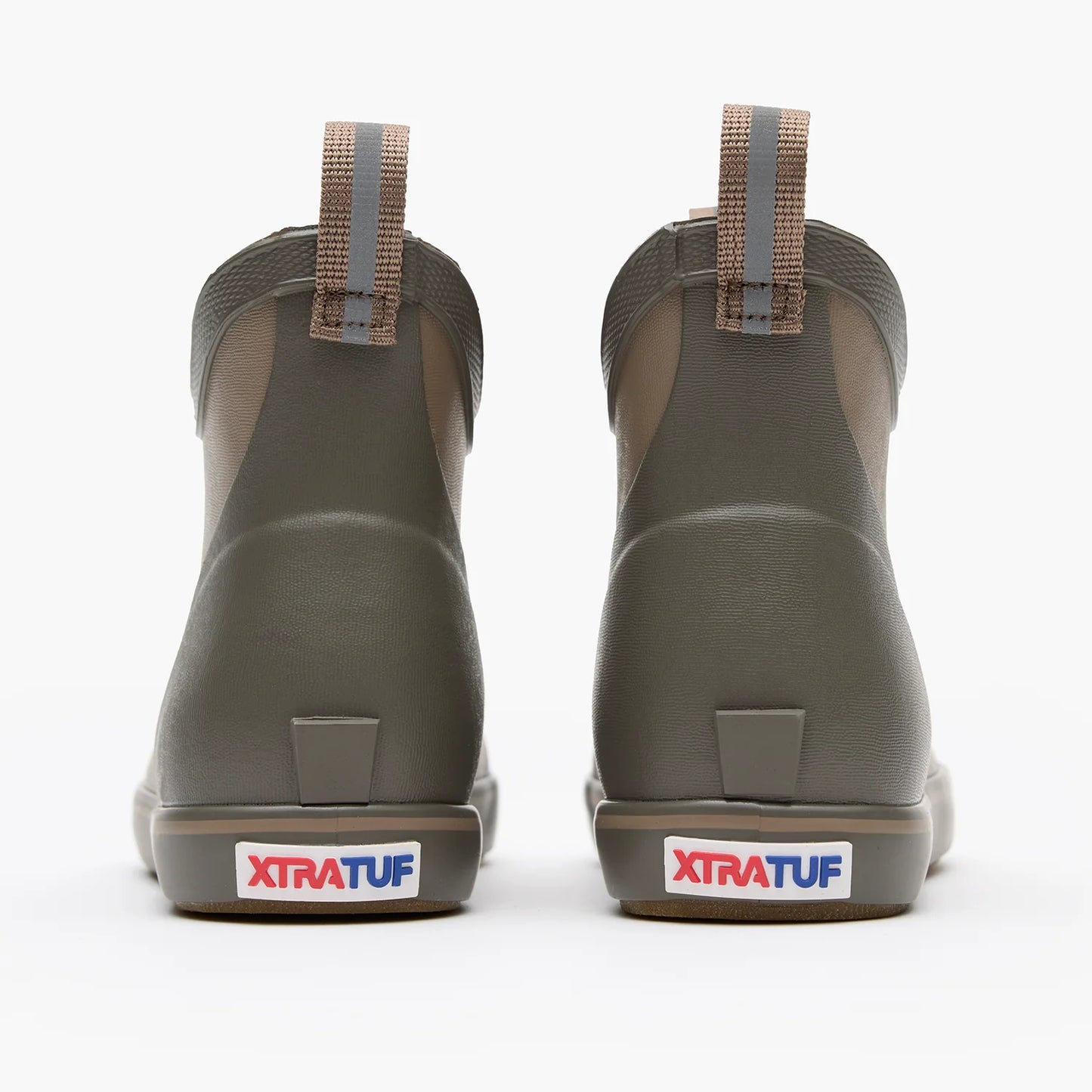 XTRATUF Big Kids Ankle Deck Boot in Earth Brown
