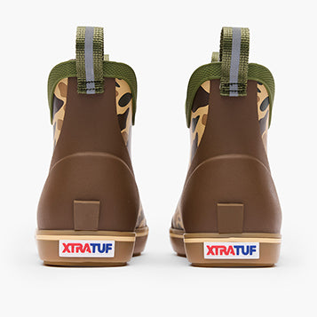 XTRATUF Little Kid's Ankle Deck Boot in Duck Camo