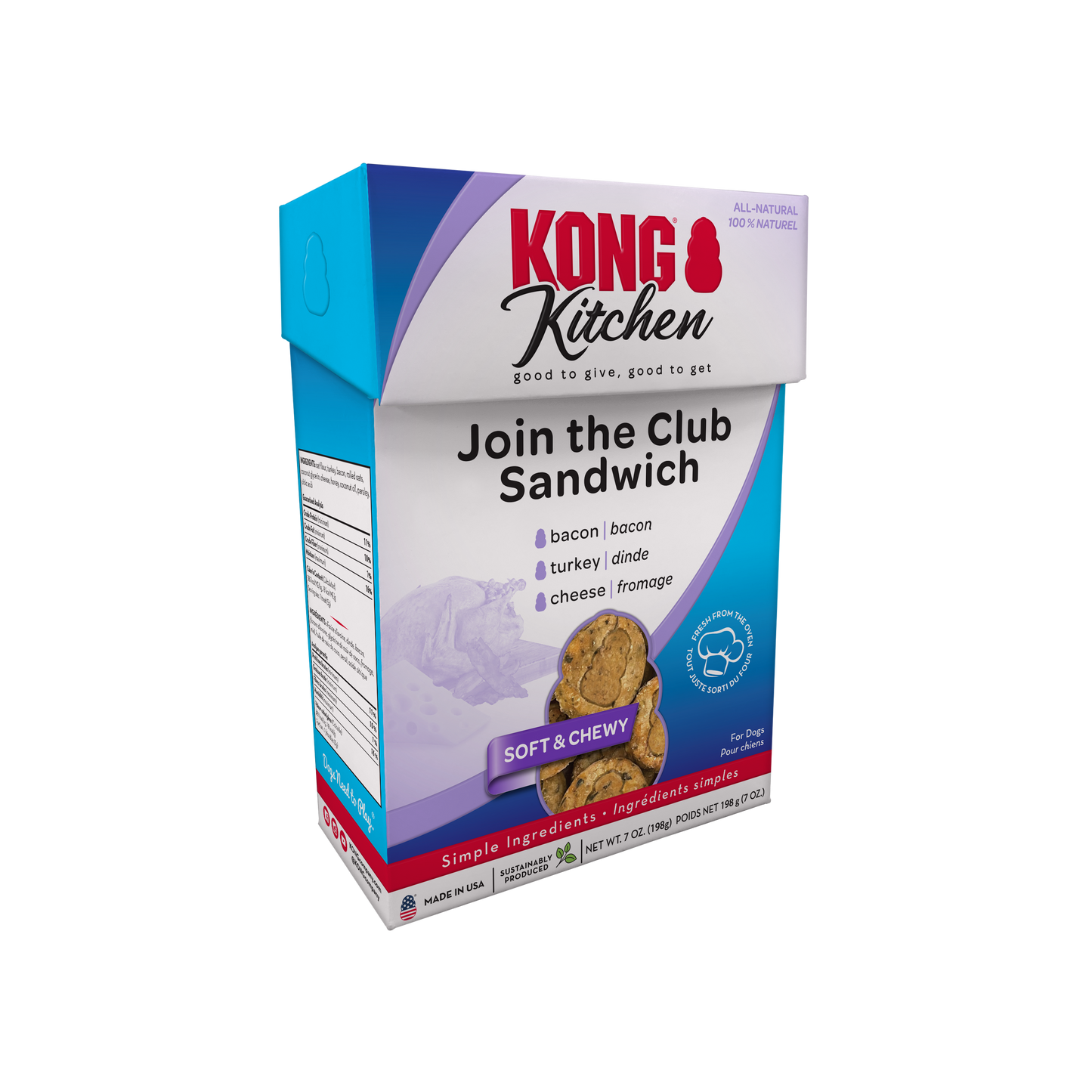 Kong Kitchen Soft & Chewy Join the Club Sandwich Treats