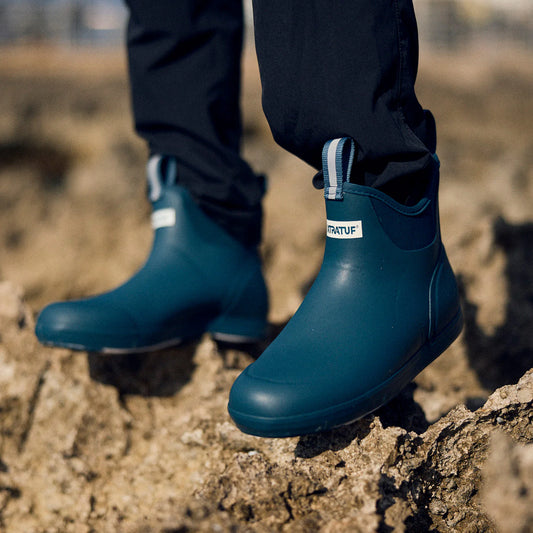 XTRATUF Men's 6" Ankle Deck Boot in Legion Blue