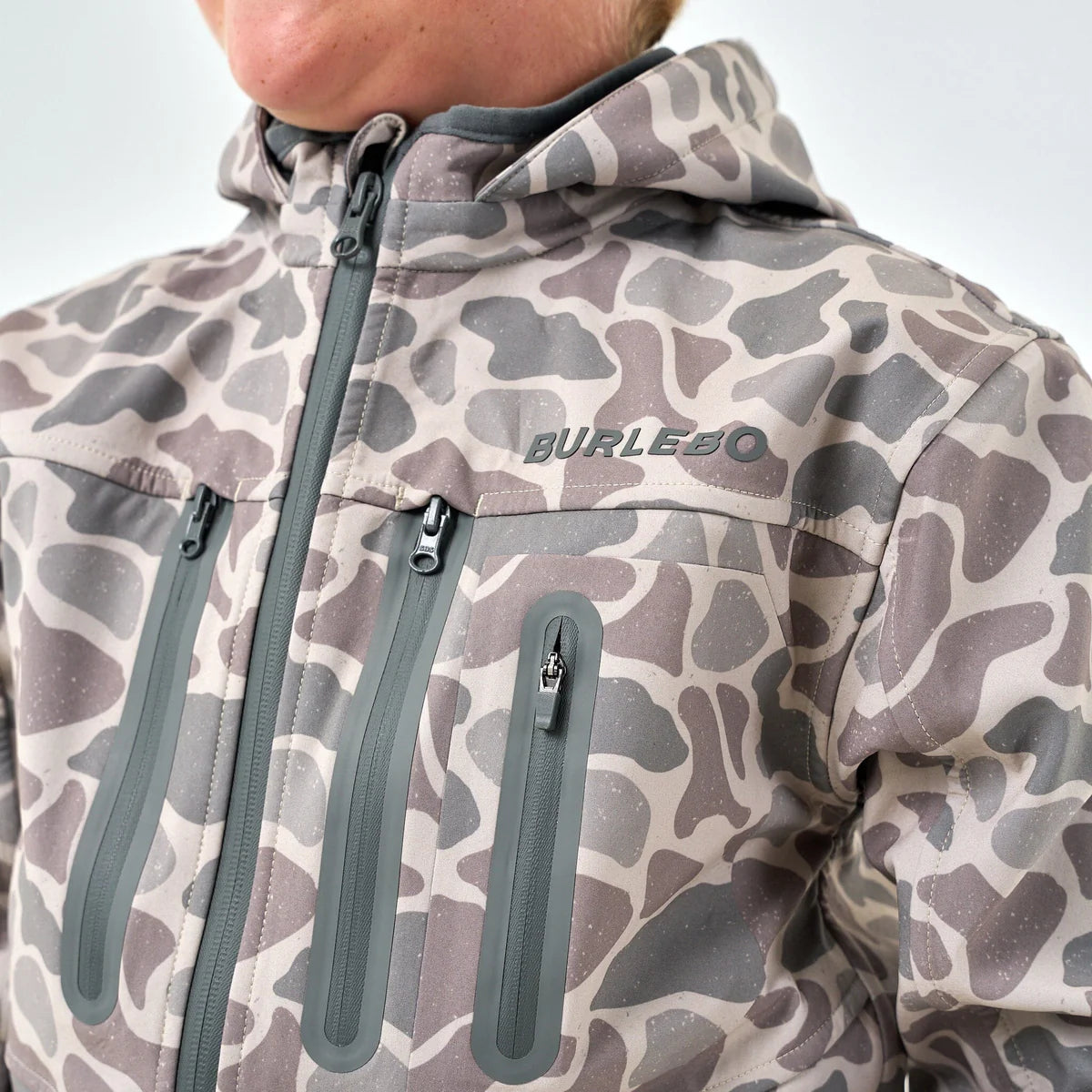 Burlebo Youth Challenger Jacket in Classic Deer Camo