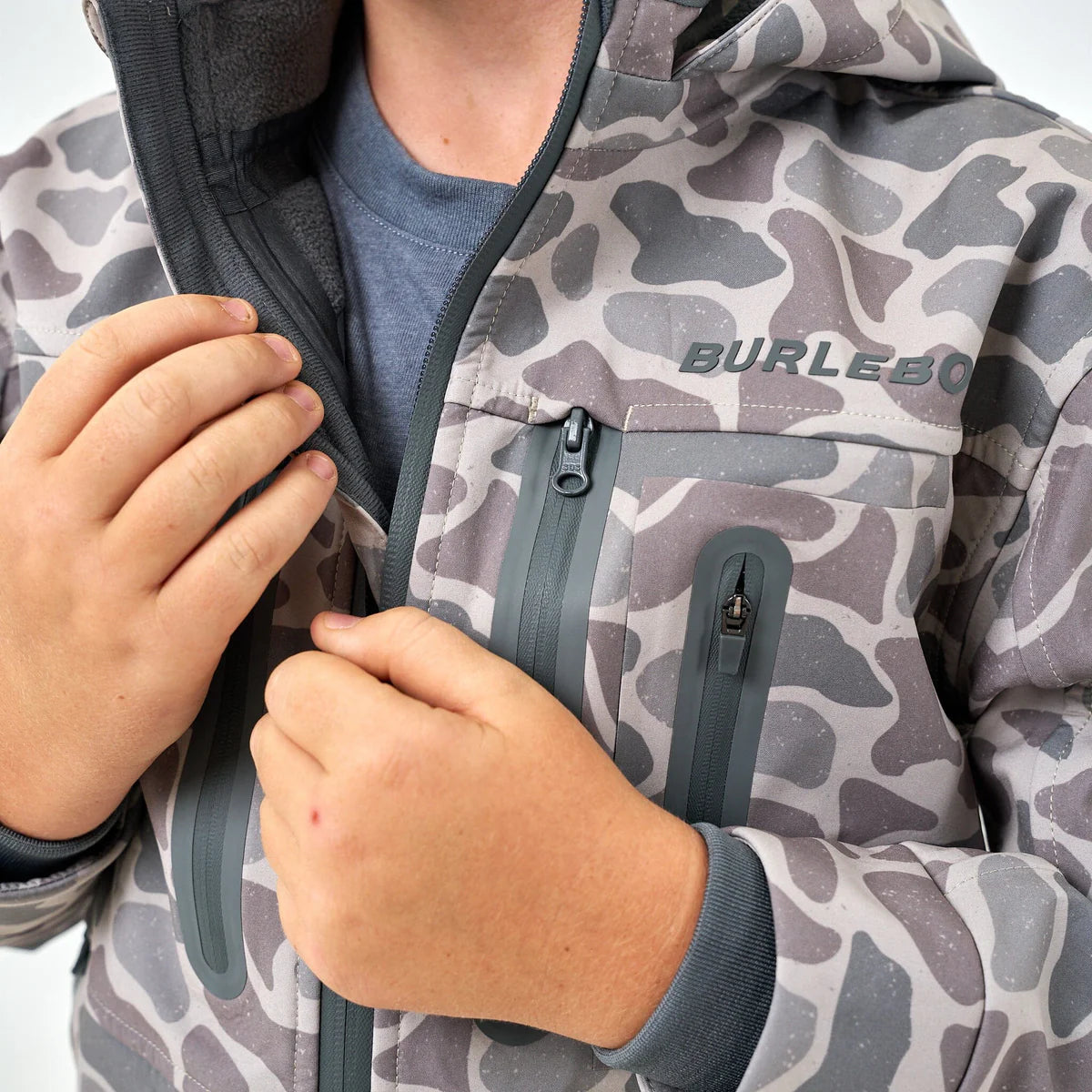 Burlebo Youth Challenger Jacket in Classic Deer Camo