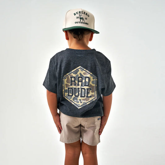 Burlebo Youth Rad Dude Deer Camo in Heather Black
