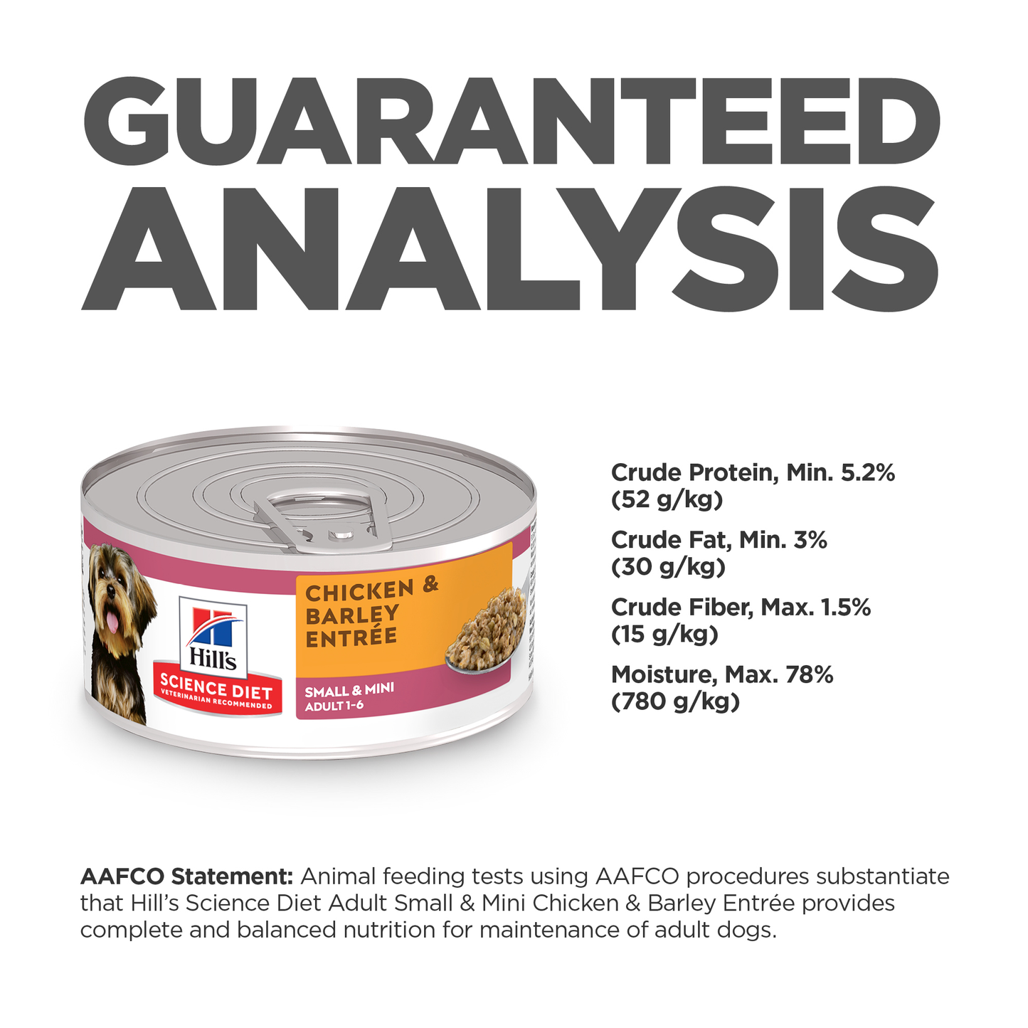 Hill's Science Diet Adult Small & Mini Chicken & Barley Entrée Dog Food