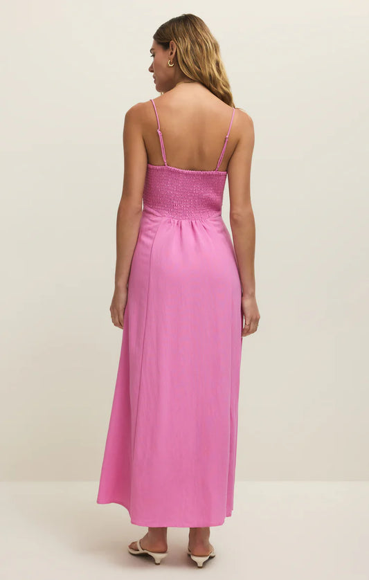 Z Supply Granada Airy Maxi Dress in Spanish Rose