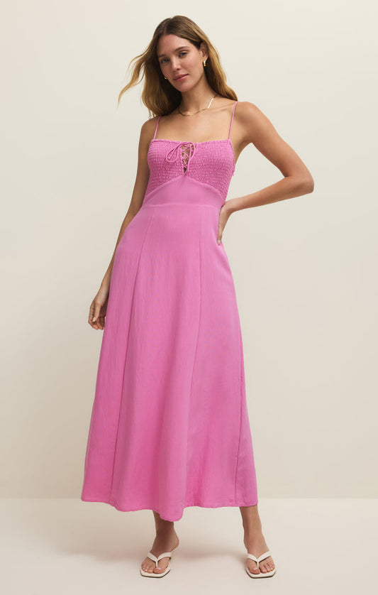 Z Supply Granada Airy Maxi Dress in Spanish Rose