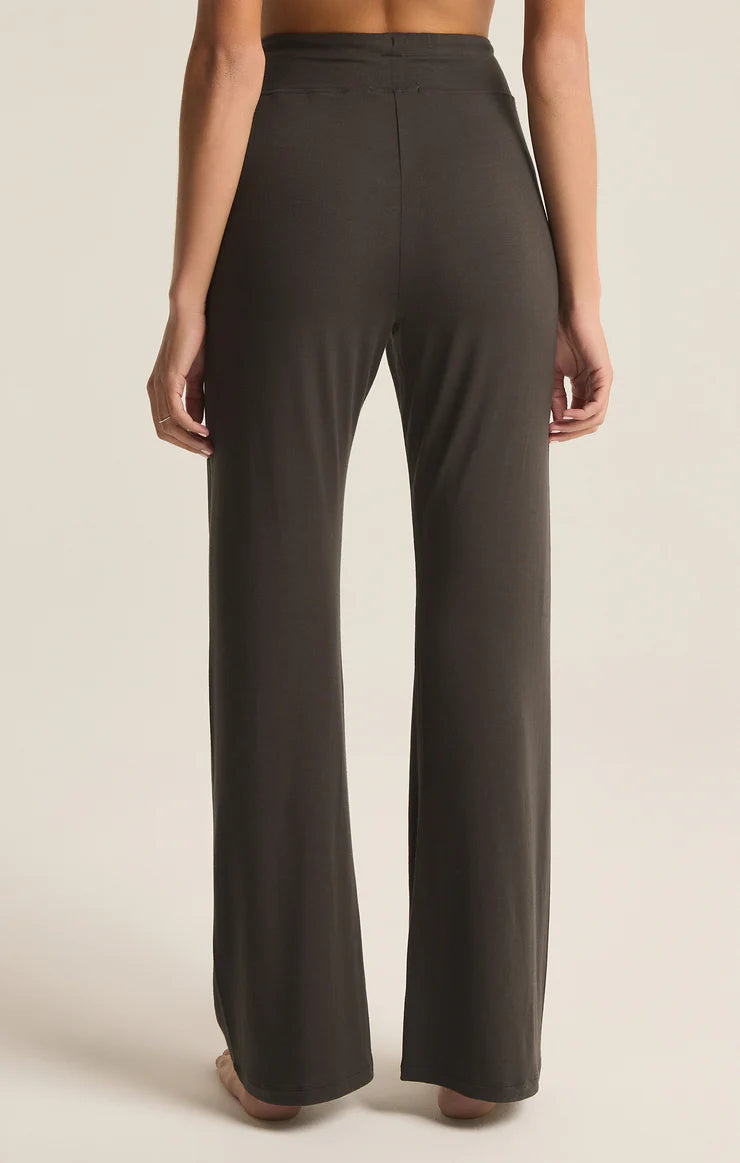 Z Supply Cloud Nine Jersey Black Sand Pant