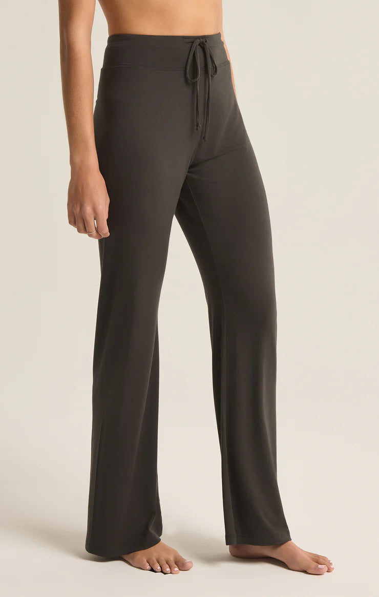 Z Supply Cloud Nine Jersey Black Sand Pant