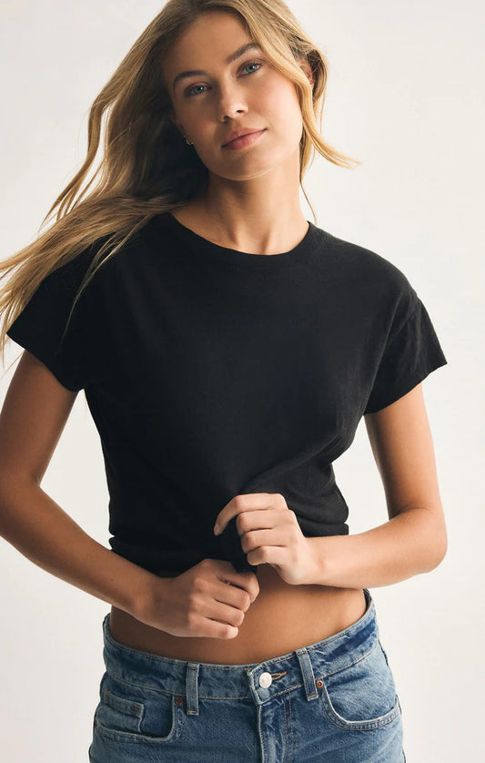 Z Supply Modern Slub Tee in Black