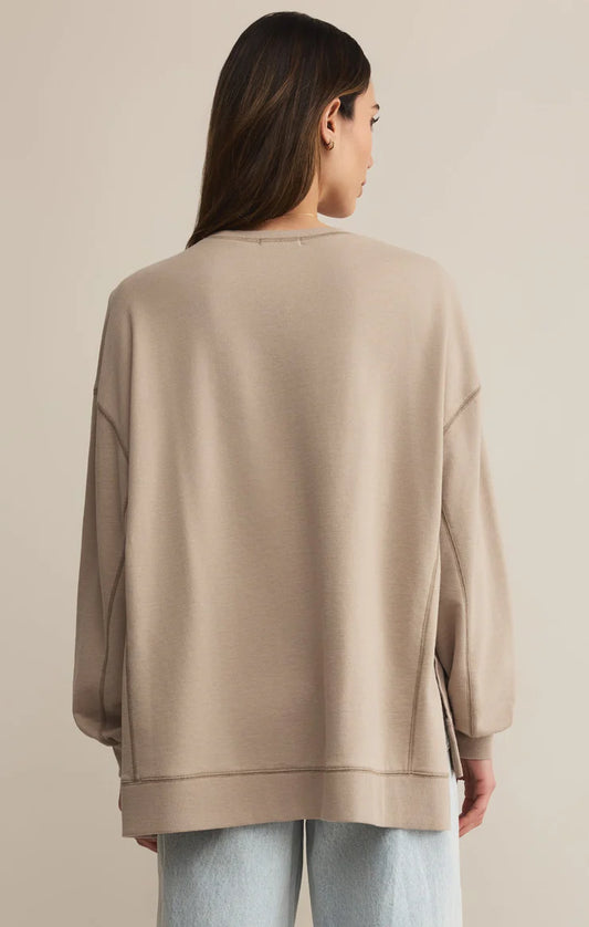 Z Supply Modern Weekender Sweatshirt in Retreat