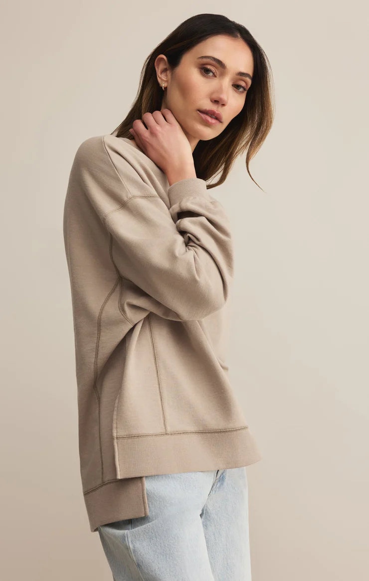 Z Supply Modern Weekender Sweatshirt in Retreat