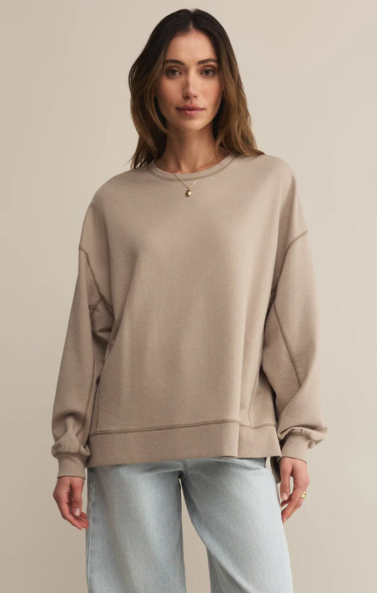 Z Supply Modern Weekender Sweatshirt in Retreat