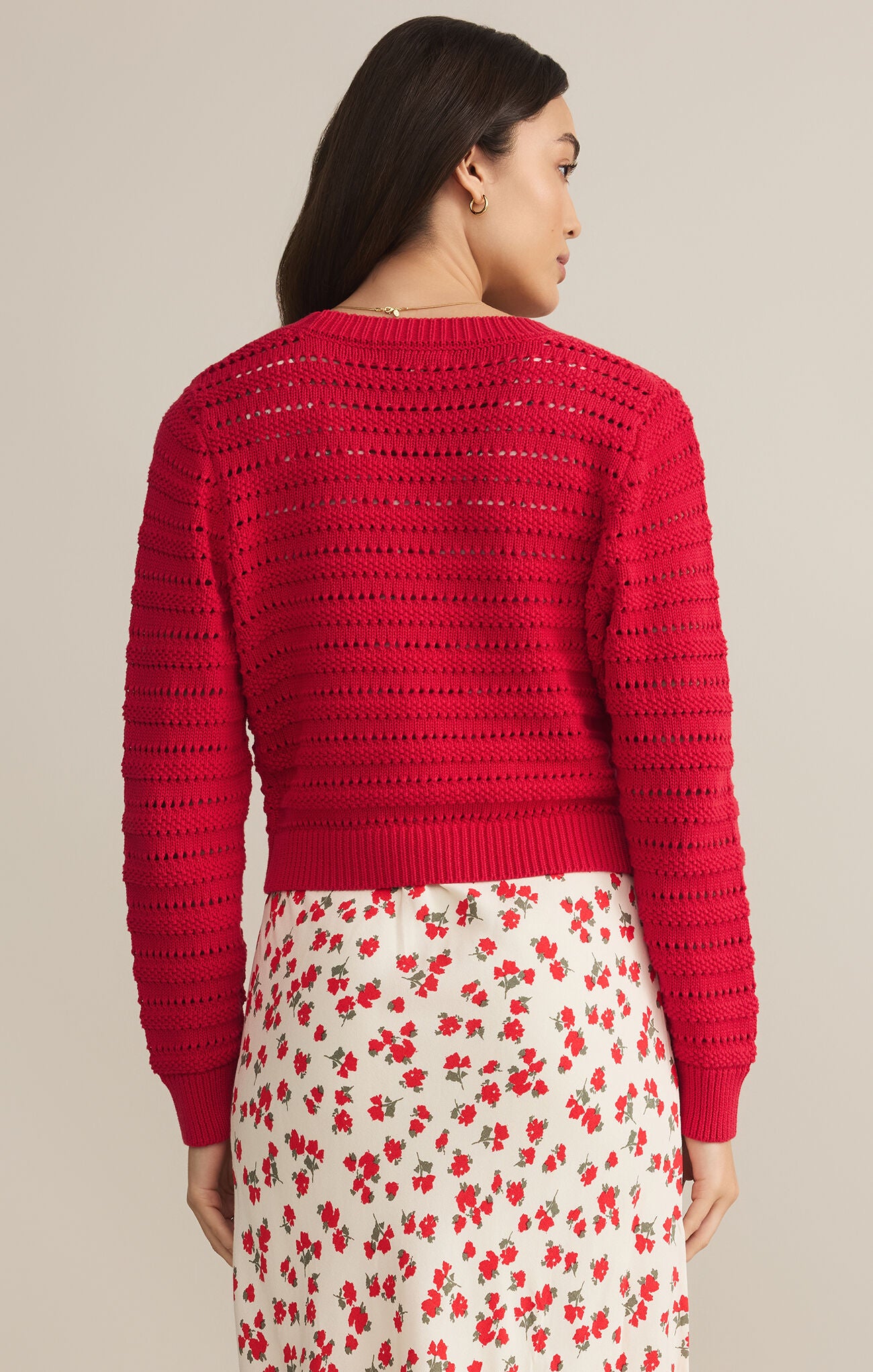 Z Supply Cherry Romance Cardigan