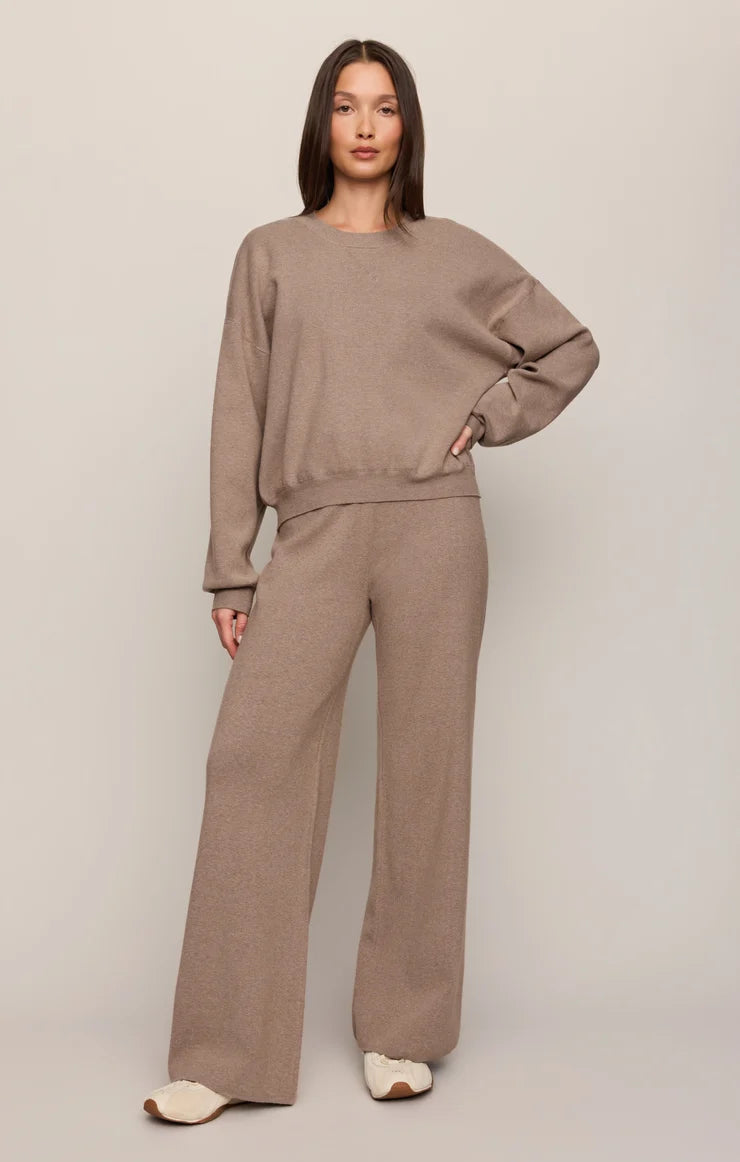 Z Supply Take It Easy Sweater in Heather Ash
