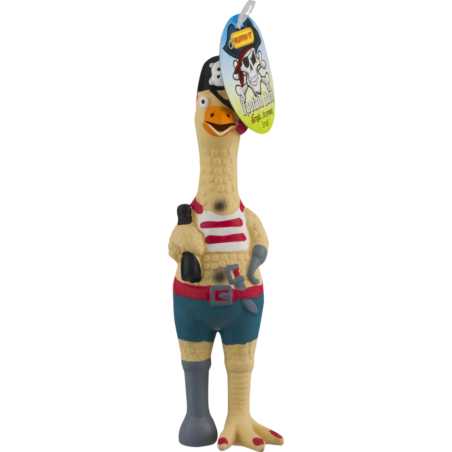 Ruffin' It Captain Jack Chicken Dog Toy
