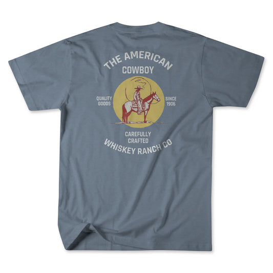 Whiskey Bent Hat Co. American Cowboy Tee in Navy