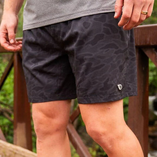 Burlebo Athletic Short in Black Camo