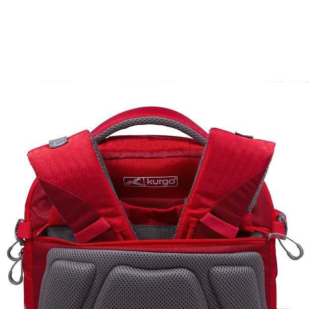 Kurgo G-Train Dog Carrier Backpack in Chili Red