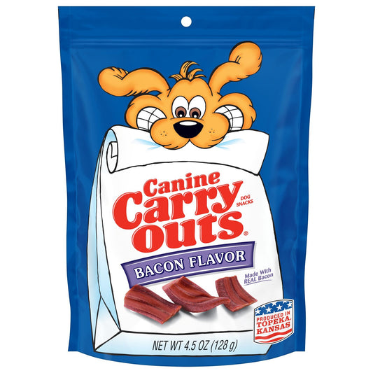 Canine Carry Outs Bacon Flavor Dog Treats