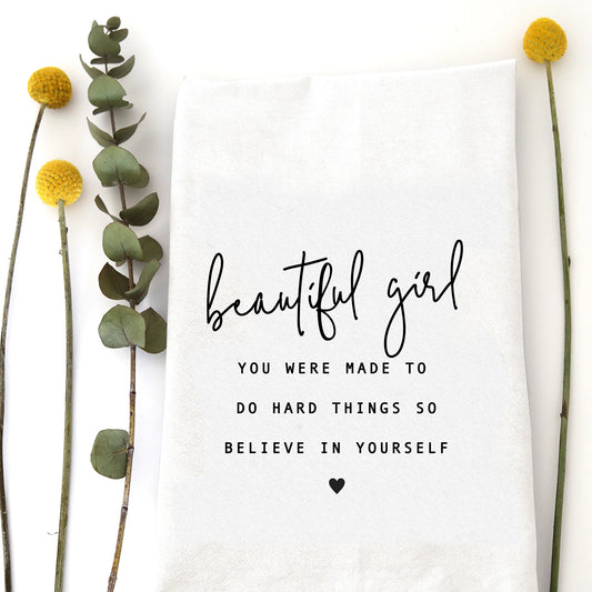 Beautiful Girl Tea Towel