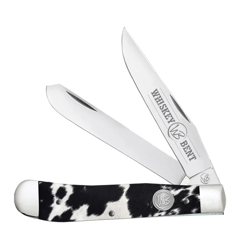 Whiskey Bent Hat Co. Black Hide Trapper Knife