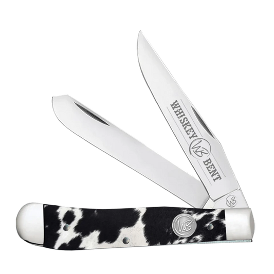 Whiskey Bent Hat Co. Black Hide Trapper Knife