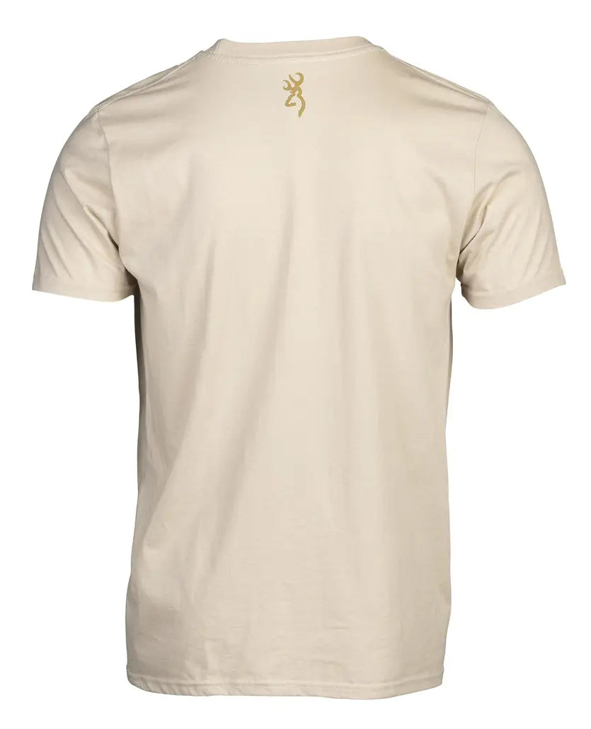Browning Camo Buckmark Shirt in Tan