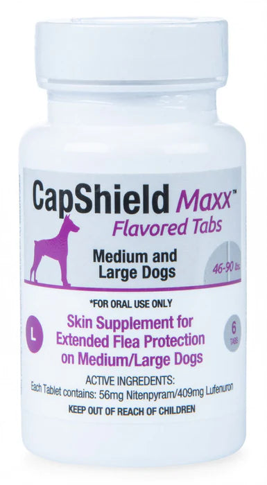 CapShield Maxx Flavored Tablets for Dogs