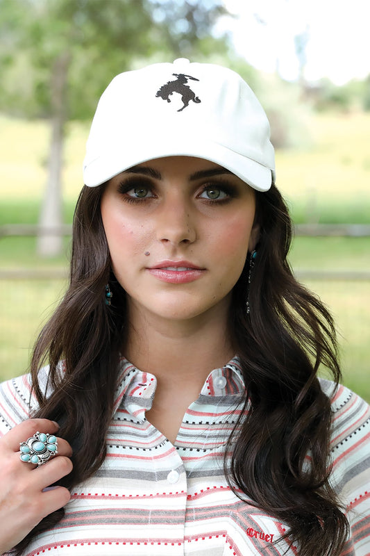 Cruel Denim Women's White Bronc Cap