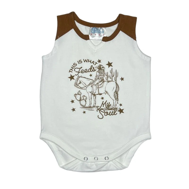 Shea Baby This Is What Feeds My Soul Tank Onesie