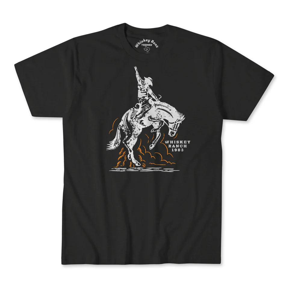 Whiskey Bent Hat Co. Cowboy Black T-Shirt
