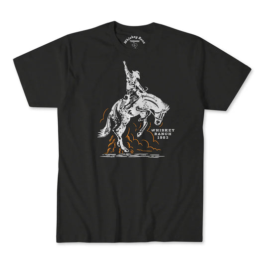 Whiskey Bent Hat Co. Cowboy Black T-Shirt