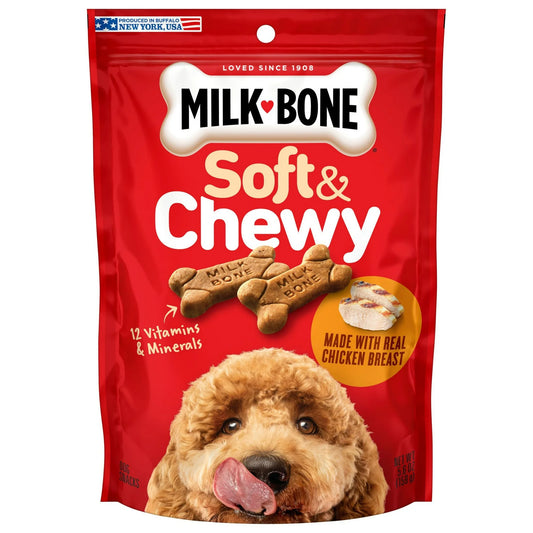 Milk-Bone Soft and Chewy Chicken Flavor Dog Treats