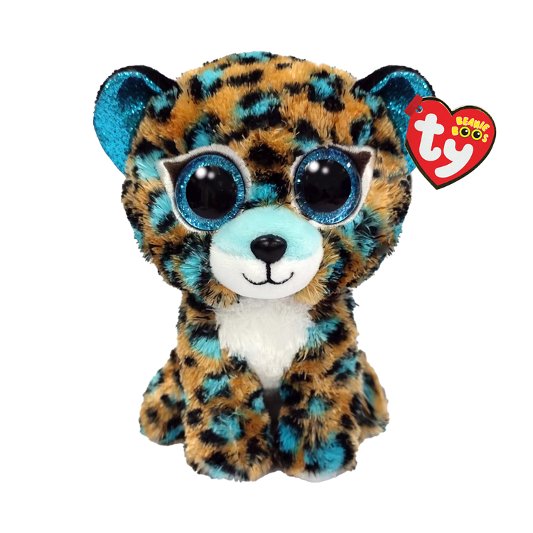 Ty Beanie Boos- Cobalt the Blue Spotted Leopard