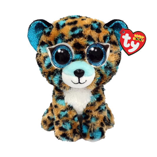 Ty Beanie Boos- Cobalt the Blue Spotted Leopard