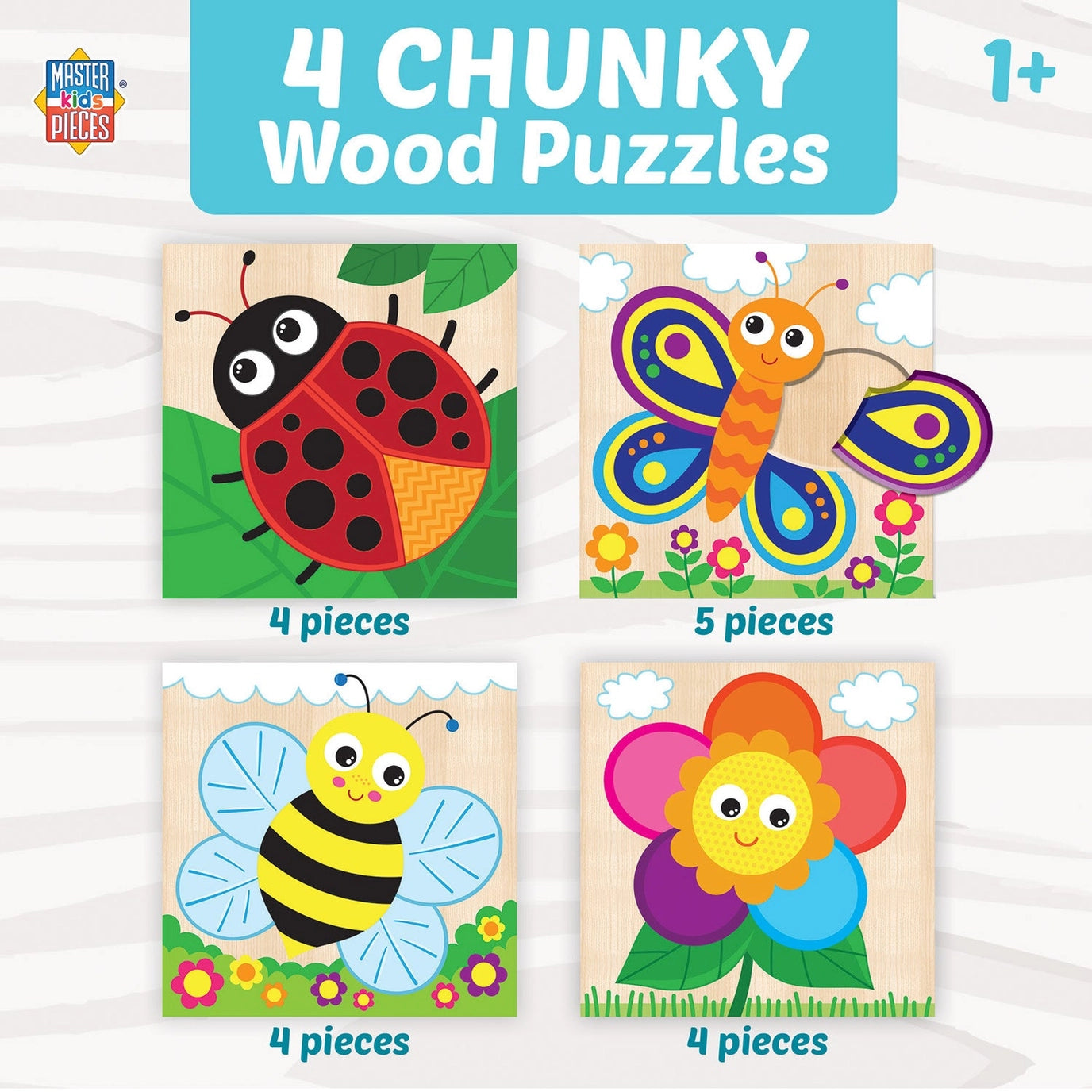Garden Chunky Wood Puzzles