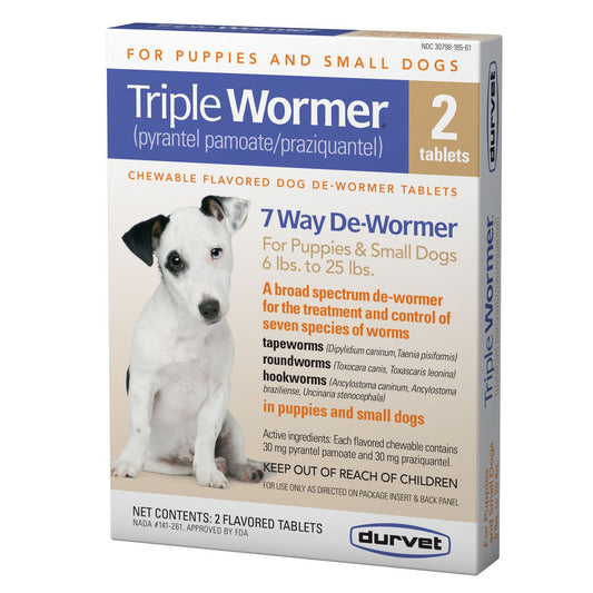Durvet Triple Wormer for Puppies and Small Dogs
