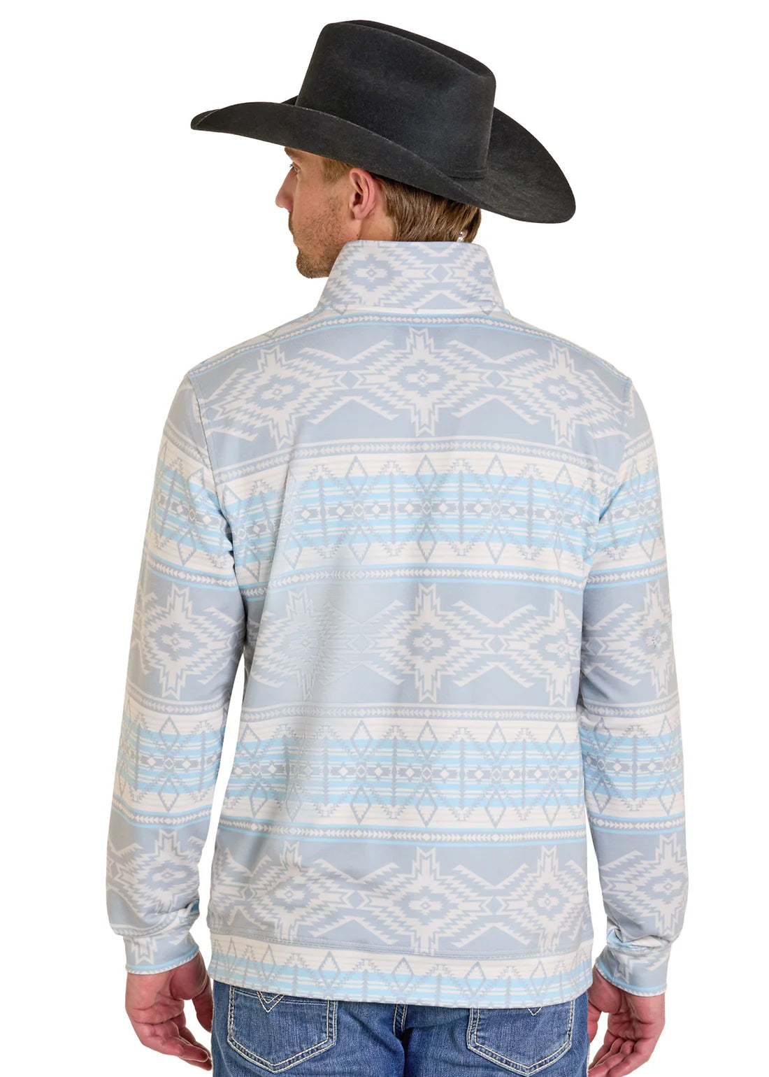 Rock & Roll Light Aztec Print Pullover