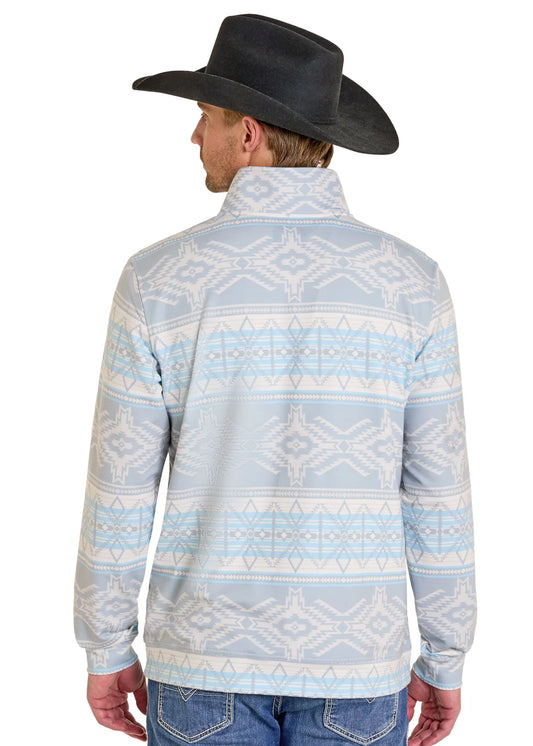 Rock & Roll Light Aztec Print Pullover