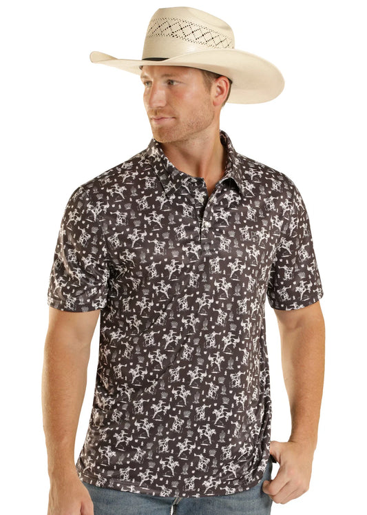 Panhandle Slim Western Icon Performance Polo