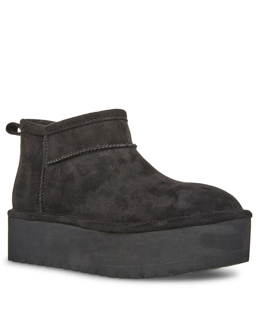 Steve Madden Embracce Black Micro Suede Boot