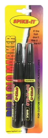 Spike-It Dip-N-Glo Garlic Marker 2 Pack