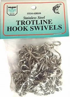 F. J. Neil Dolphin Trotline Hook Swivels