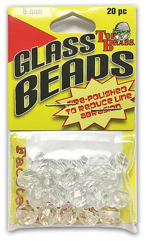 Top Brass Glass Beads