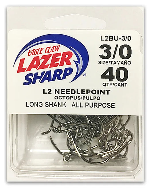 Eagle Claw Lazer Sharp Long Shank Octopus Hook